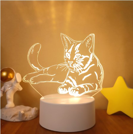 3D Lights Colorful Touch Remote Control LED Visual Lights - One Red Hill
